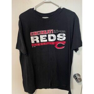 Majestic Cincinnati Reds baseball T-shirt tee mens MLB sz XXL black